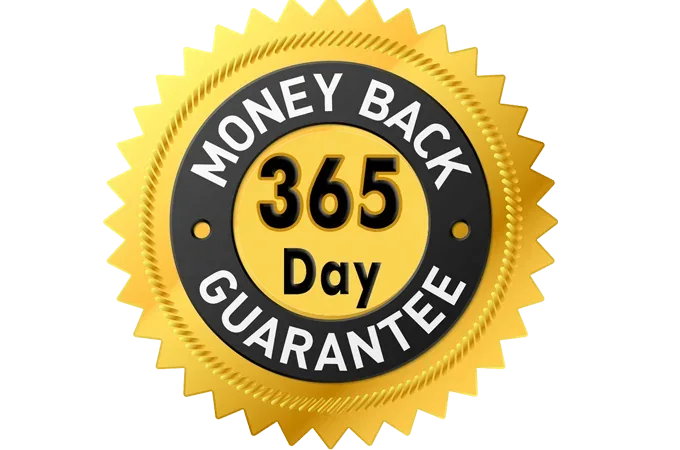 Zeneara 365 day money back guarantee seal