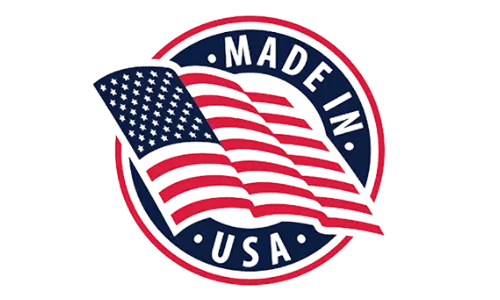 Zeneara made in USA manufacturing badge